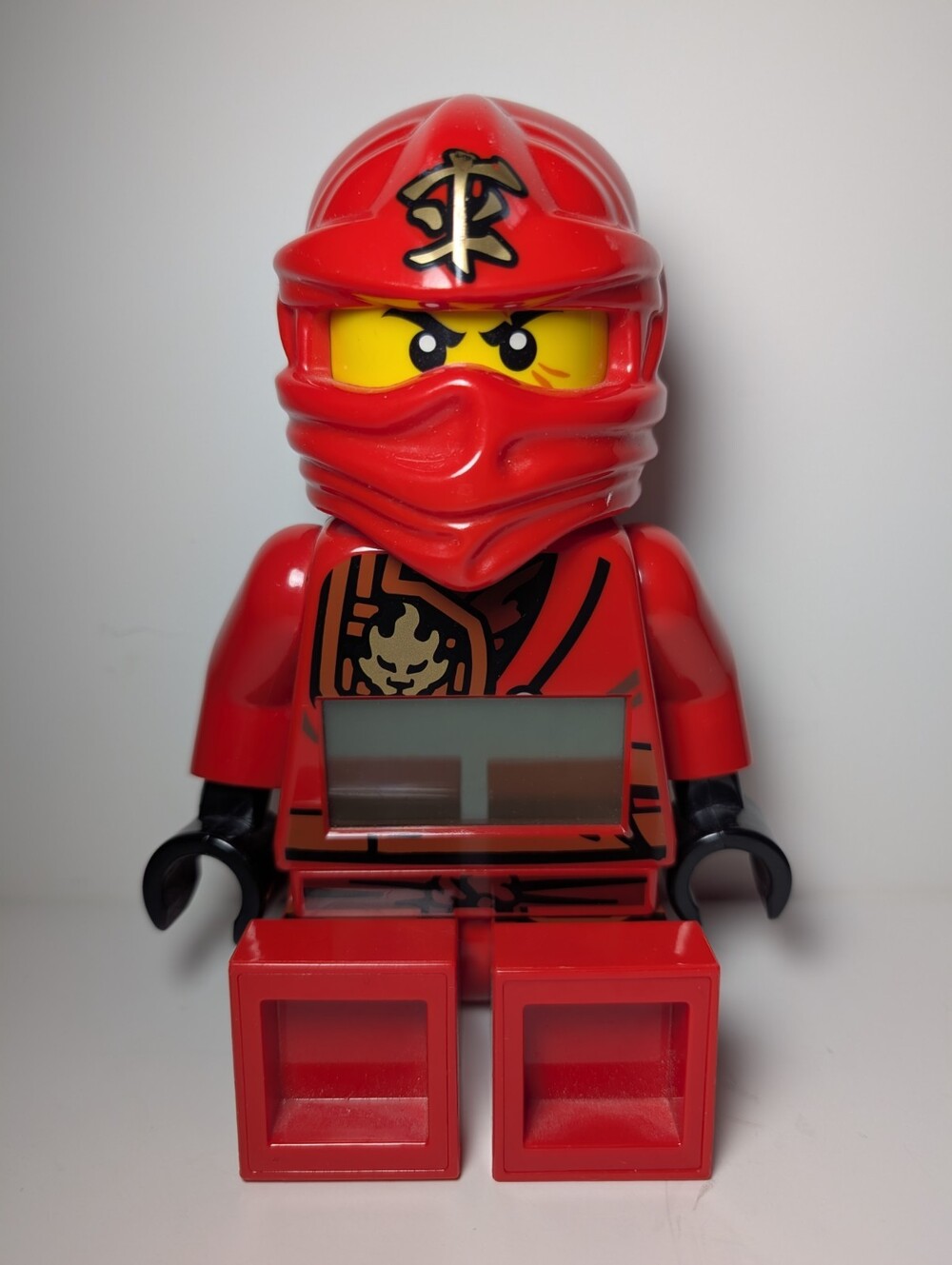 Lego Ninjago Kai Jungle Robes 9" Alarm Clock 2015 Rare ClicTime Works